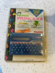 Franklin/Merriam-Webster Spelling Tutor Model SA-50 Handheld Games Flashcards