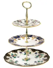 [Royal Albert] 100 Years Cake Stand: 1900, 1910, 1940