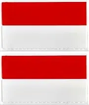 Poland Flag Patch Poland PVC Rubber Hook & Loop Fastener Patch for Hats, Tactical Bags, Jackets, Clothes Patch Team Military Patch（ 2 Pack）