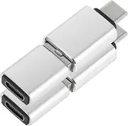 TEHAUX 4Pcs USB C to USB Adapter OTG Converter for Laptop Type C Connector for Disks and Card Readers Durable and Practical Design
