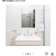 Rectangle Bath Wall Mirror Frameless Mirror 16” x 24" Beveled Edge Mirror NEW
