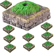 Miniature Table Scenery Decor Artisanal Crafted Tree Base for Toy Table Setups