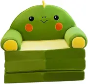 STARTIST Kids Couch Toddler Chair Convertible Sofa to Lounger 2 in 1 Cartoon Toddler Couch Fold Out for Home Living Room Playing Room, Style D