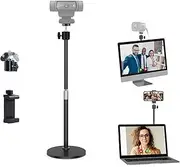 Adjustable Webcam Mount,C920s Webcam Tripod Stand Compatible with Logitech C920s C930e C922 C615 C925e Brio StreamCam Webcams - 18'' Height