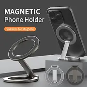 Mobile Phone Strong Magnetic Holder for Magsafe 360 Degree Rotation Double Sided Magnet Stand Foldable Bracket for iPhone Xiaomi