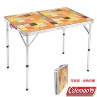 在飛比找PChome商店街優惠-【美國 Coleman】2-4人 兩段式自然風抗菌折疊桌(耐