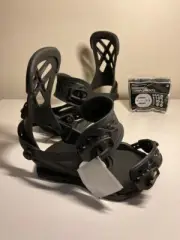 snowboard bindings, union, contact pro, large, black, brand new