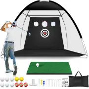 10X7Ft Golf Nets for Backyard Driving Real Golf Balls, Golf Nets for Backyard Go