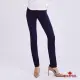 【BRAPPERS】女款 環保再生棉系列-環保棉中腰彈性窄管褲(深藍)