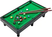 Pool Table Set Small Pool Table for Boys and Girls Mini Billiards Interactive Gaming Desk Educational Toy for Boys