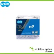 KMC Chain - Mod.E9 Turbo EPT - 1/2" X 11/128" X 136L - Silver/Silver