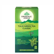 Organic India Tulsi Green Teabags | 25 tea bags
