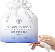 Dispoosable Face Towels - Ultra Absorbent Wipes, Hypoallergeniic Cotton | Lint Chemiccal Fre Fabric, Tear Resistant Strong Material, Soft Non Irritating Texture for Makeup Removal, Sensitive Skin Care