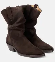 [Maison Margiela] Maison Margiela Tabi suede cowboy boots AU 5 brown