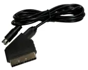 Sega Saturn PAL AV Cables Scart TV Replacement New Aftermarket 1.8 Metre