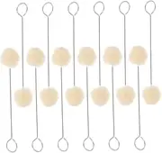 PLAFOPE Complete Leather Dyeing Set 30pcs Wool Ball Brush Applicator Dye Wool Ball for Boys and Girls Crafts Leather Carving Projects