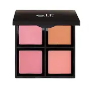 E.L.F. Cosmetics Powder Blush Palette, Four Blush Shades for Beautiful, Long-Las