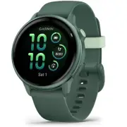 Garmin VIVOACTIVE 6 Health & Fitness GPS Smartwatch, Jasper Green Silicone Band