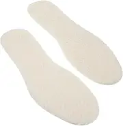 Baluue Men Women Warm Insoles Insulated Fluffy Innersoles Breathable Wool Insoles for Shoes