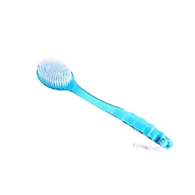 Back Body Bath Shower Sponge Scrubber Brushes with Handle Exfoliating Scrub Skin