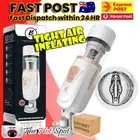 Leten Electric Hip DUAL MOTOR Vibrating Pocket Pussy Male Masterbator Sex Toy