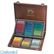 Caran d'Ache Neocolor II Water-Soluble Wax Pastels Wooden Box Assortment of 84