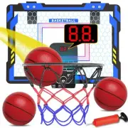 Indoor Basketball Hoop for Kids & Adults– LED Lights, Scoreboard & Breakaway Rim