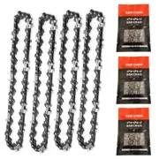 4PCS 6" 9"Chain Saw Chain For 6/9inch Mini Electric Chainsaw Hand Held Wood Cutt