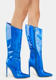 [AZALEA WANG] Blue Nova Stiletto Boots