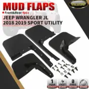 4x RH + LH Splash Guards Mud Flaps for Jeep Wrangler JL 2018-2020 82215333