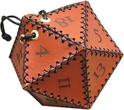 HEALSOPTHY Vintage Decorative Dice Bag Small Wear Resistant Drawstring Storage Pouch for Game Dices and Jewelry Travel Friendly Design with Excellent Craftsmanship
