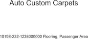 Auto Custom Carpets 10198-232-1238000000 Flooring, Passenger Area