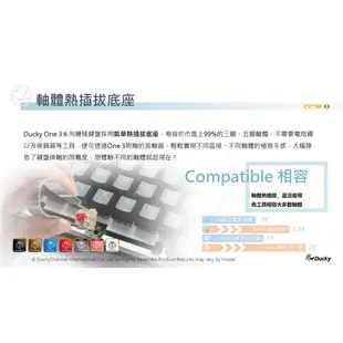 Ducky One 3 SF RGB 65%機械式鍵盤 熱插拔軸體 破曉 黃色小鴨 黑色 白色【U23C實體門市】