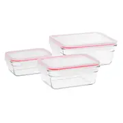 Glasslock 3 Piece Oven Safe Glass Container Set - Robins Kitchen