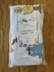 Pottery Barn Kids Sesame Street Organic Sheets Toddler/Crib New Bert Ernie