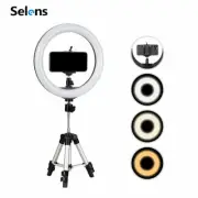 26cm LED Ring Light & Tripod Stand Lighting Kit Youtube Phone Selfie Makeup Live