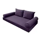 |SLIPCOVER ONLY| V1 Velvet Indoor Daybed Mattress Pillow Pipe Trim Twin-XL AD339