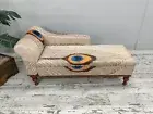 Storage chaise lounge, Lazy chair, Peacock chair, Upholstered daybed, Boho sofa