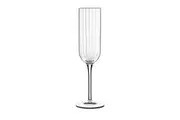 4pc Luigi Bormioli Bach 210ml Stemware Champagne Flute Drink Glasses Set CLR