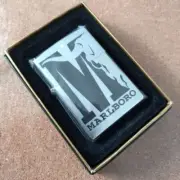 Unused Marlboro Zippo Lighter, Silver, Box Included collection