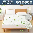 Bamboo Waterproof Mattress Protector Mattress Cover King Queen Double Single Hot