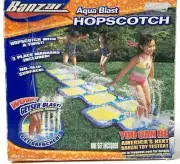 Banzai Aqua Blast Hopscotch Water Splash Pad Sprinkler Summer Toy NEW Sealed
