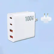 100W GaN Fast USB-C Power Adapter Wall Charger For iPhone iPad Macbook Samsung