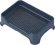 Dog Toilet Indoor - Portable Dog Potty Tray, Grass Mat Pet Training Pad | Indoor Dog Bathroom, Easy Clean Puppy Litter Box, Anti-Slip Pet Potty Solution, Odor- Potty Trainer For Home Small Apartme