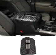 Lether Center Console Armrest Cover for Chevy Chevrolet Silverado 19+/SIERRA 21+ (for: Chevrolet)