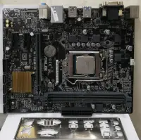 在飛比找露天拍賣優惠-二手良品 ASUS H110M-K 主機板+ Intel C