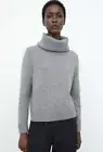 100% Authentic!! NWT Org.$680 TOTÊME Prati Wool-cashmere Sweater Grey L