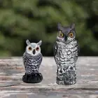 2Pack Owl Scarecrow Sculpture Bird Scarecrow Horned Owl