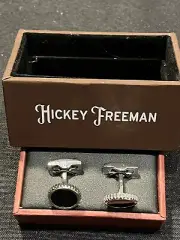 BRAND NEW $75 RETAIL HICKEY FREEMAN SUIT CUFFS CUFF LINKS IN BOX AUTHENTIC