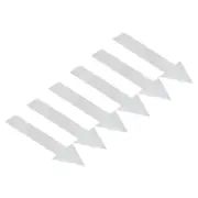 4x1.2" Arrow Sticker Directional Sign PVC Adhesive Floor Decal, Grey 60Pcs